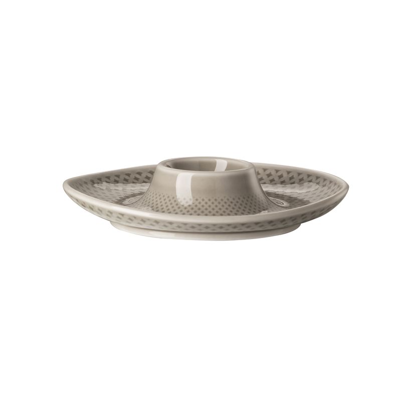 Rosenthal - Egg cup with deposit 13,1 cm Junto Pearl Grey