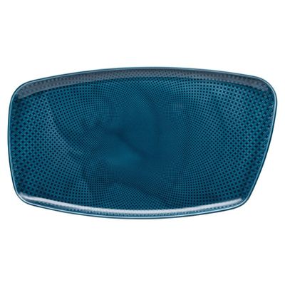 Rosenthal - Rechteckiger Teller 36,5 x 20,7 cm Junto Ocean Blue
