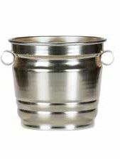 Tirolix großer Sektkühler Aluminium oxidiert Gold mit Stäben Durchmesser 200 mm horeca