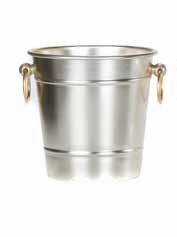 Tirolix Sektkühler Aluminium oxidiert Gold mit Griffen horeca