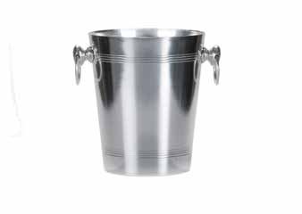 Tirolix oxidized aluminum wine bucket with cast handles horeca
