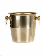 Tirolix oxidized aluminium bucket with cast handles for bottle horeca