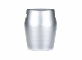 Tirolix Flaschenkuehler Aluminium bombiert oxydiert mit Griffen Gastro