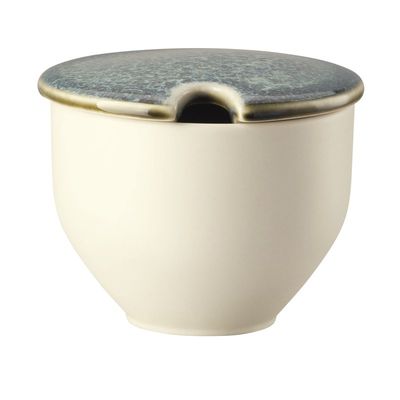 Rosenthal - Zuckerdose mit Einschnitt 0,25 l Junto Stoneware Aquamarine