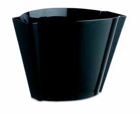 Tirolix Viking plastic wine bucket black for 2 bottles horeca