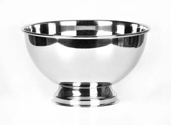 Tirolix mini steel champagne bowl polished 5 bottles 33 cl horeca