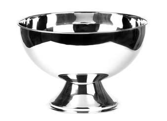 Tirolix steel champagne bowl polished 5 bottles horeca