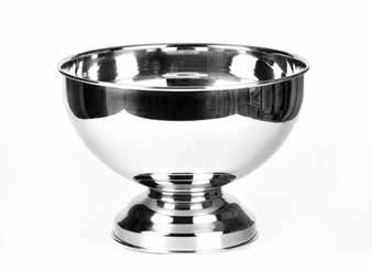 Tirolix steel champagne bowl 2015 polished 4 bottles horeca