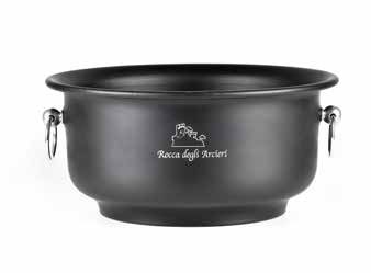 Tirolix painted aluminum champagne bowl black 5 bottles horeca