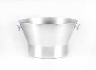 Tirolix conical aluminum champagne bowl 4 bottles horeca