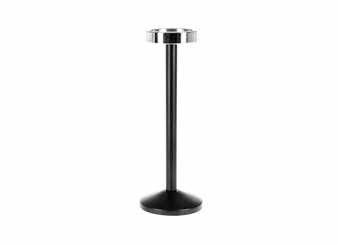 Tirolix steel wine bucket stand black horeca