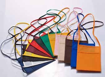 Tirolix glass holder strap fabric in assorted colors