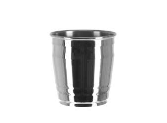 Tirolix small stainless steel bucket with band and grid