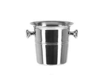 Tirolix steel wine cooler polished with chrome knobs horeca