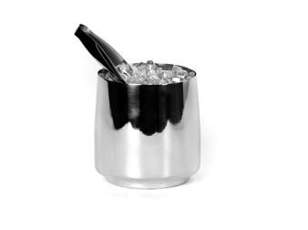 Tirolix steel wine cooler polished satin interior horeca