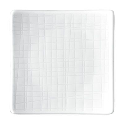 Rosenthal - Plate square flat 17,8 x 17,8 cm Mesh White