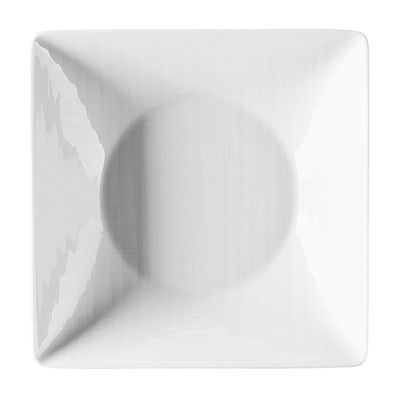 Rosenthal - Plate square deep 19,7 x 19,7 cm Mesh White