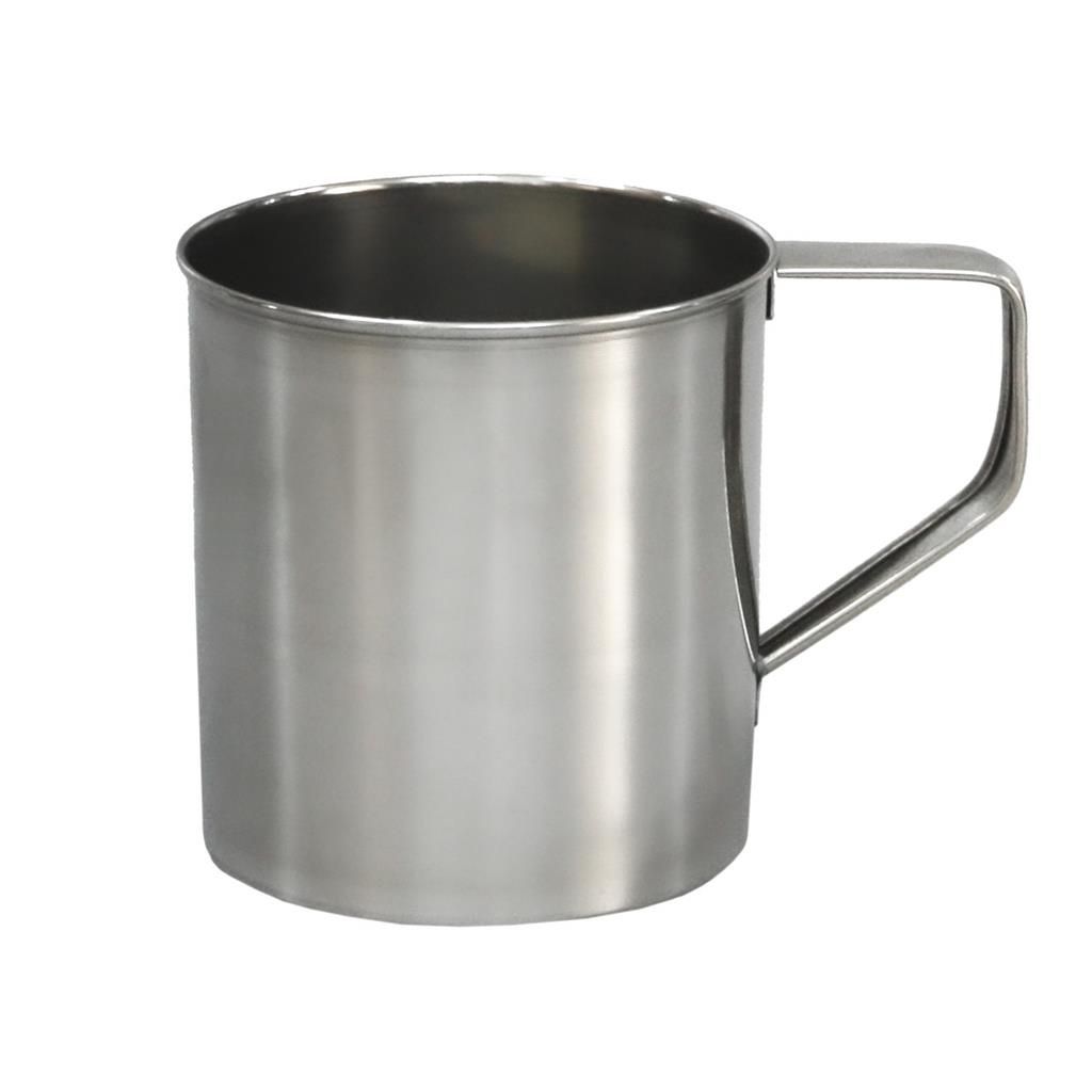Tirolix mug Barty 12 cm stainless steel for horeca use