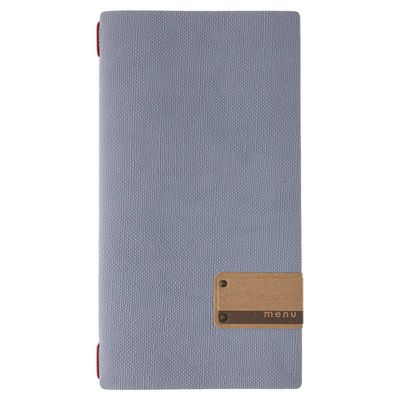 Dag Style - Menü Jute 17,3 x 31,8 cm Graublau