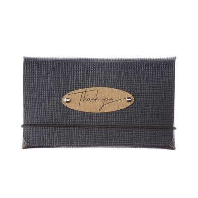 Dag Style - Konto mit Patch Thank you Bill Chef 15 x 9,5 cm Blau