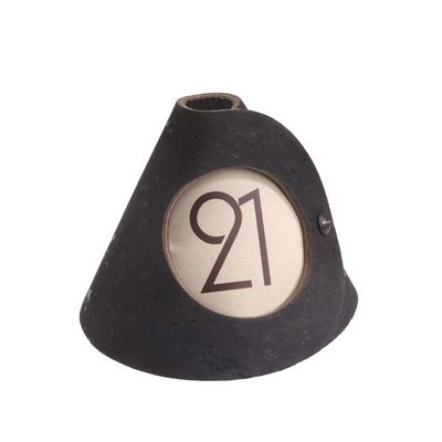 Dag Style - Table Marker Cone Cork 7 x 7.5 cm Black