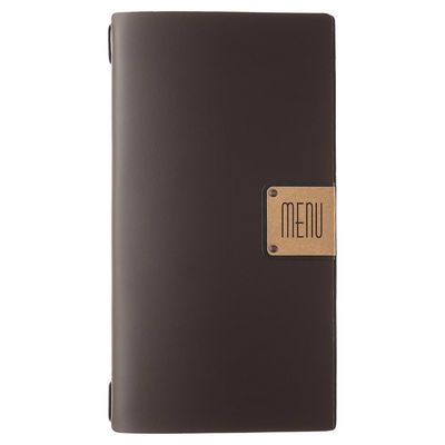 Dag Style - Menu Portofino A4 Slim 17,4 x 31,8 cm Brown