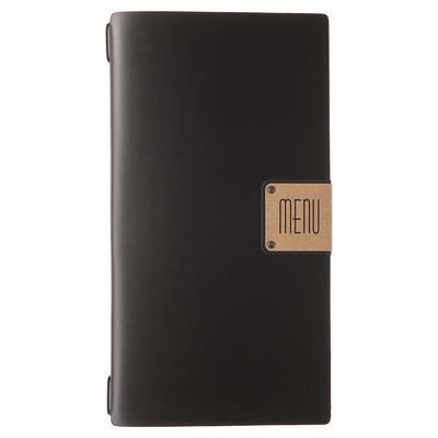 Dag Style - Menu Portofino A4 Slim 17,4 x 31,8 cm Black