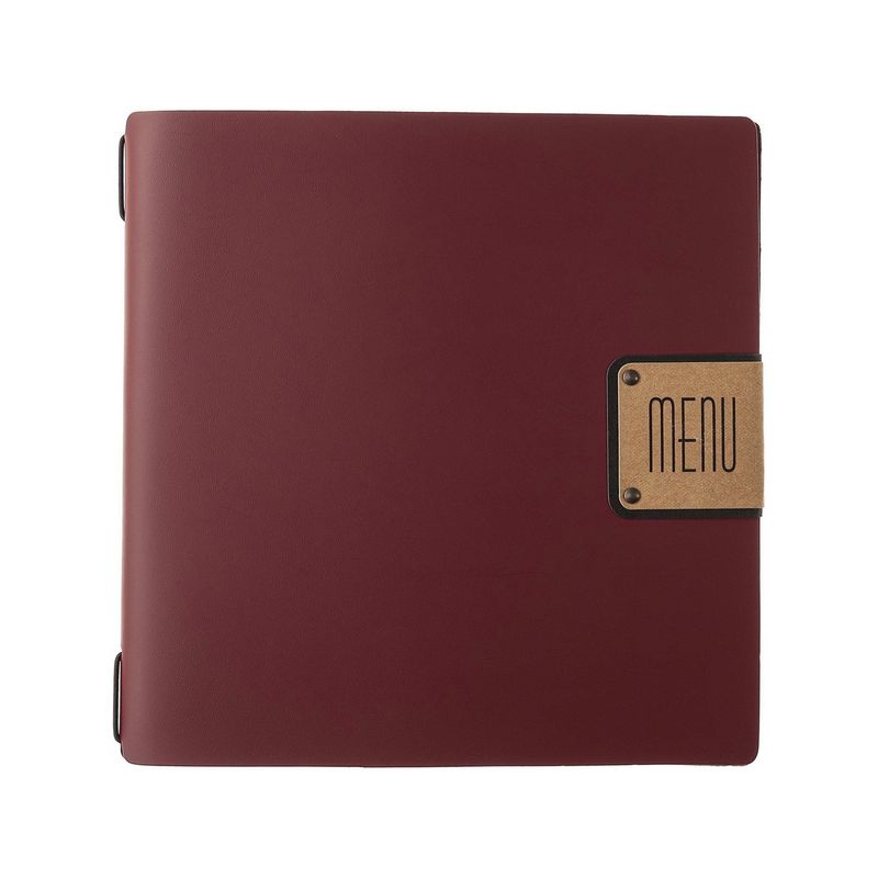Dag Style - Menu Portofino Square 23 x 23,1 cm Bordeaux