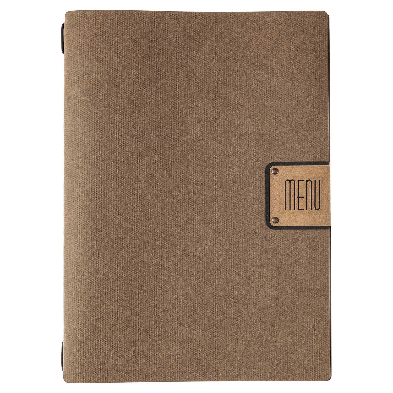 Dag Style - Menu Ecomenu Brown A4 23.2x31.8 cm