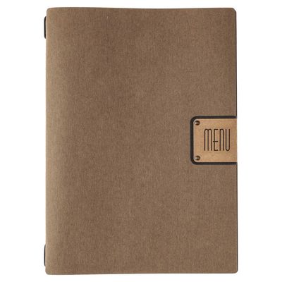 Dag Style - Menu Ecomenu Brown A4 23.2x31.8 cm
