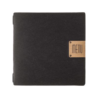 Dag Style - Menü Ecomenu Schwarz Quadratisch 23x23,1 cm