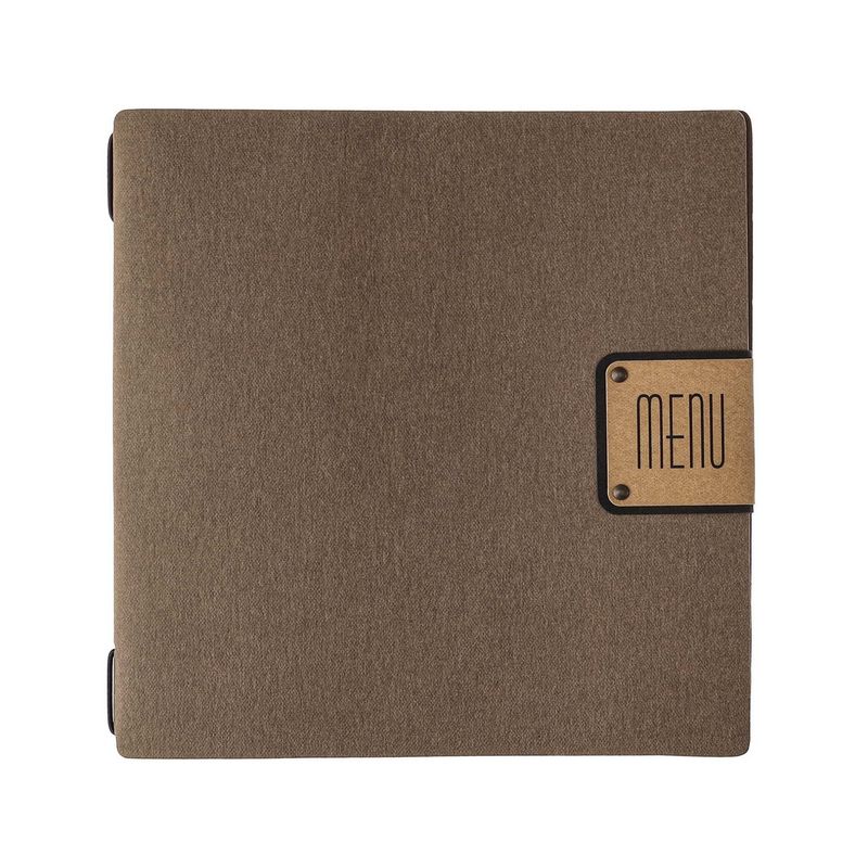 Dag Style - Menu Ecomenu Brown Square 23x23.1 cm