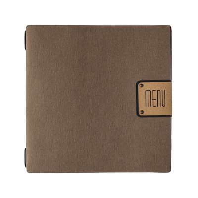 Dag Style - Menu Ecomenu Brown Square 23x23.1 cm