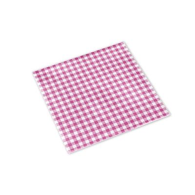 Airwave Vichy Fuchsia serviette 33x33 tissue gastronomie