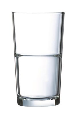 Glas 29 cl Arcoroc Stack Up gehärtet für Gastronomie