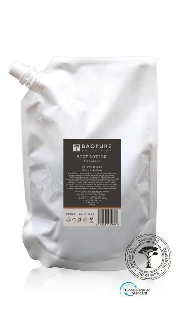 Baopure 360 ml body lotion refill Tirolix eco