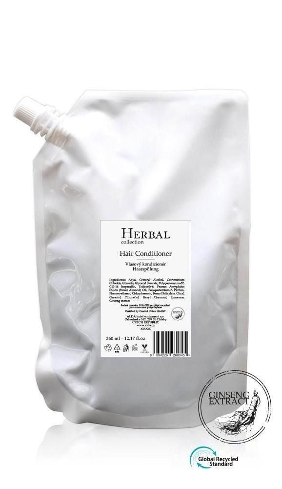 Herbal 360 ml hair conditioner refill Tirolix eco