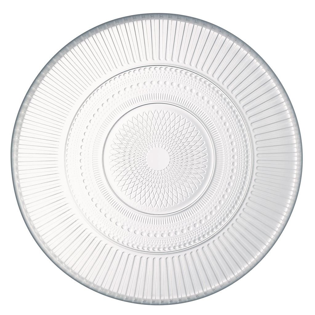 Arcoroc flat plate 19 cm glass Louison for horeca use