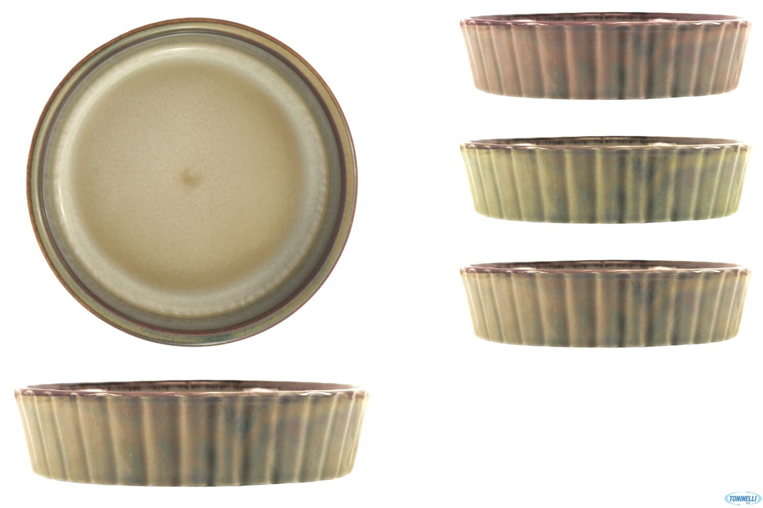 Lioness mini tart dish 11.5 cm Justcolor Reactive horeca