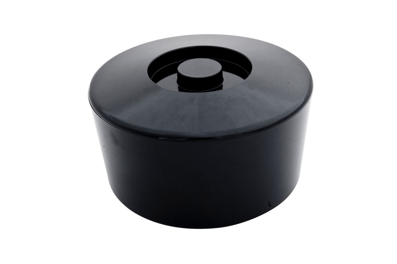 Ice bucket 10 liters black plastic horeca