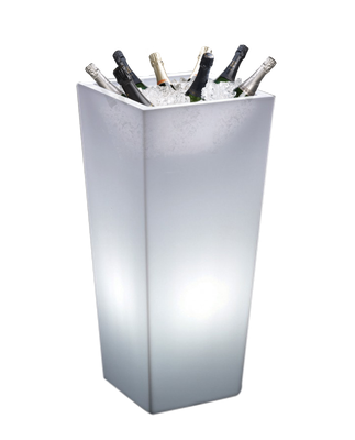 Amefa LED quadratischer Flaschen Totem professioneller Gastronomieeinsatz