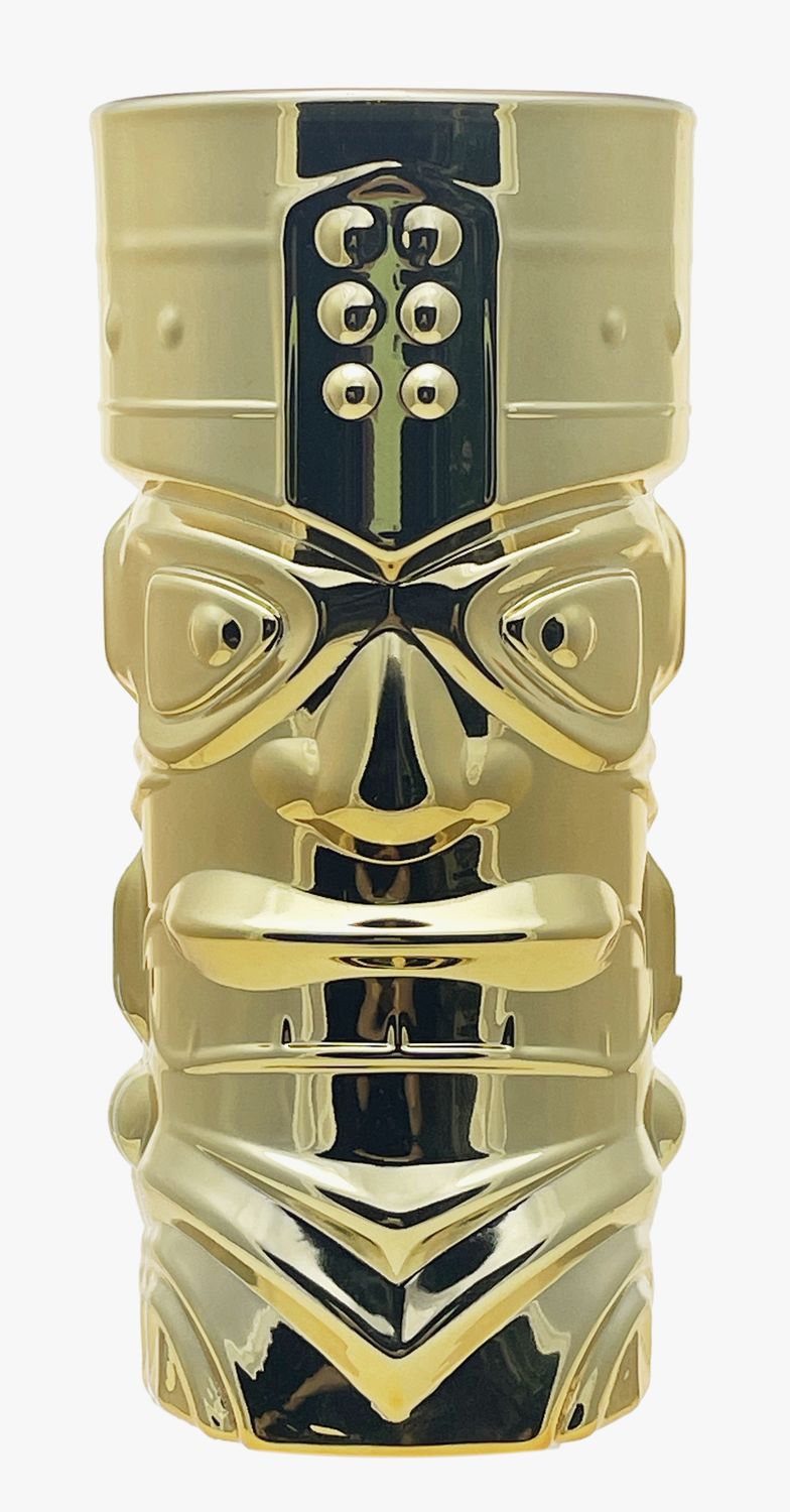 Tiki glass gold 450 ml horeca use