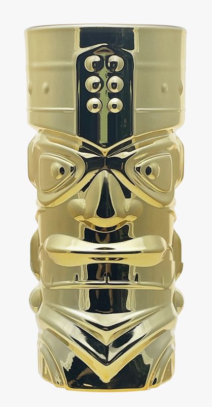 Tiki glass gold 450 ml horeca use