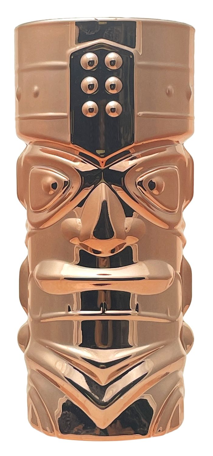 Tiki glass copper 450 ml horeca use