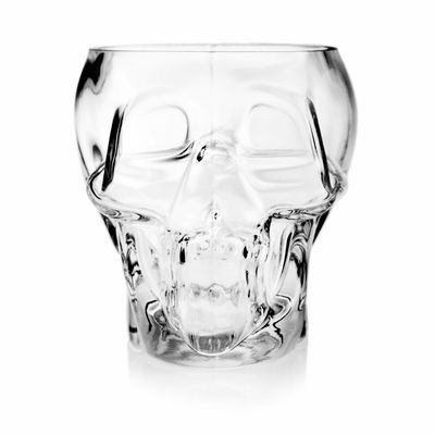 Skull cocktail glass 500 ml horeca use
