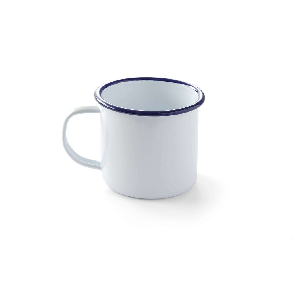 Enamel mug 500 ml with handle horeca use