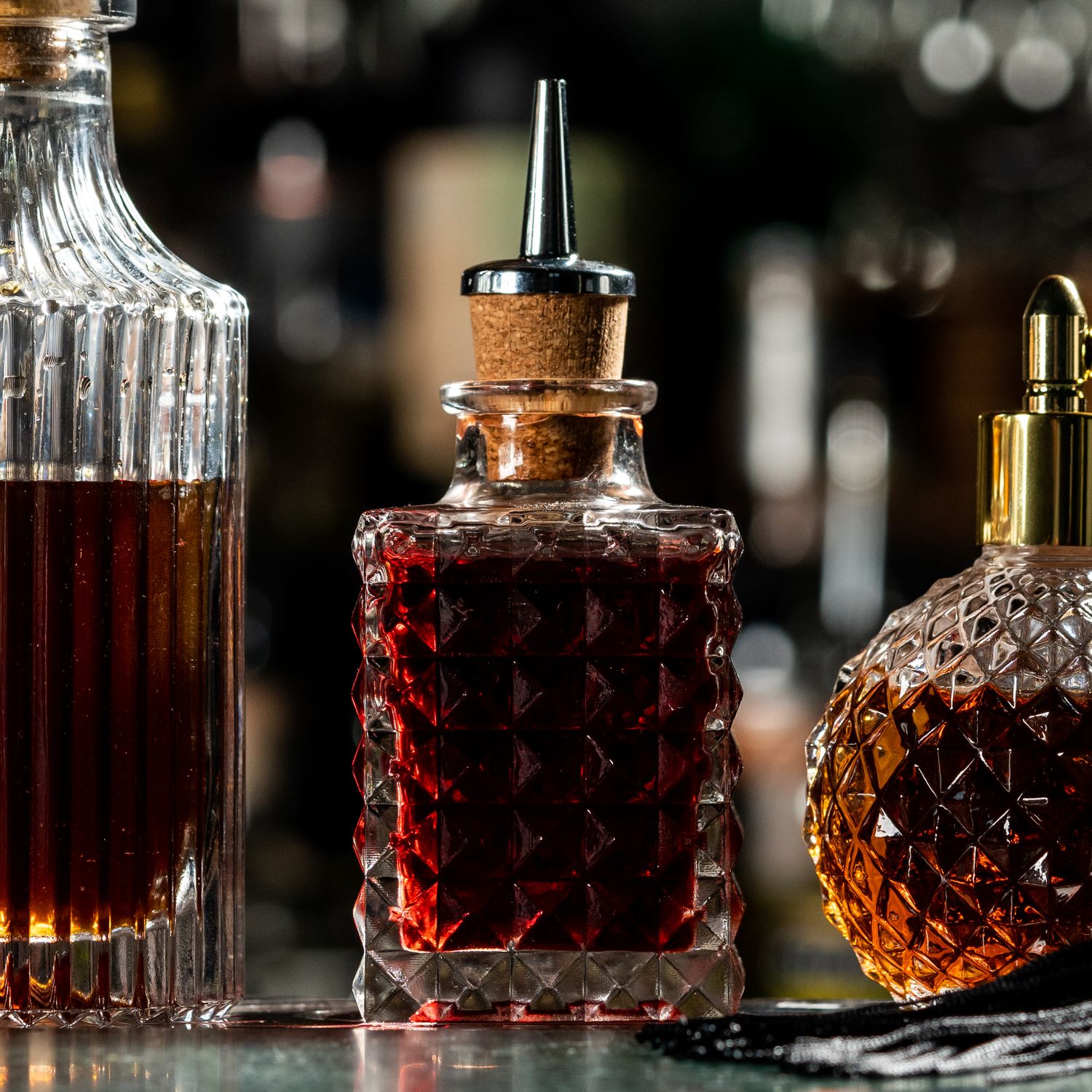 Bitter bottle 100 ml glass horeca use