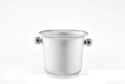 Secchiellino in alluminio con pomoli 226 - Tirolix Tirolix secchiellino alluminio satinato con pomoli horeca