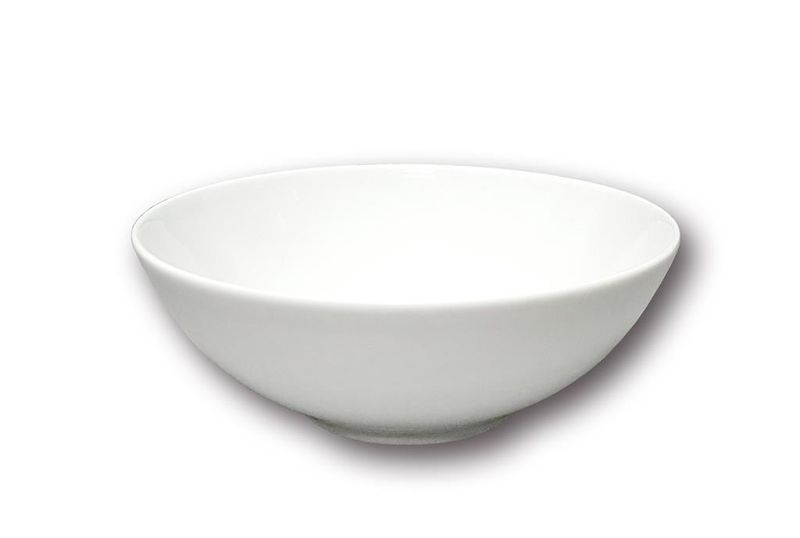 Saturnia Ischia coupe bowl 17 cm white porcelain