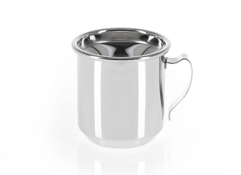 Stainless Steel Spittoon with Decorated Handle Tirolix Horeca